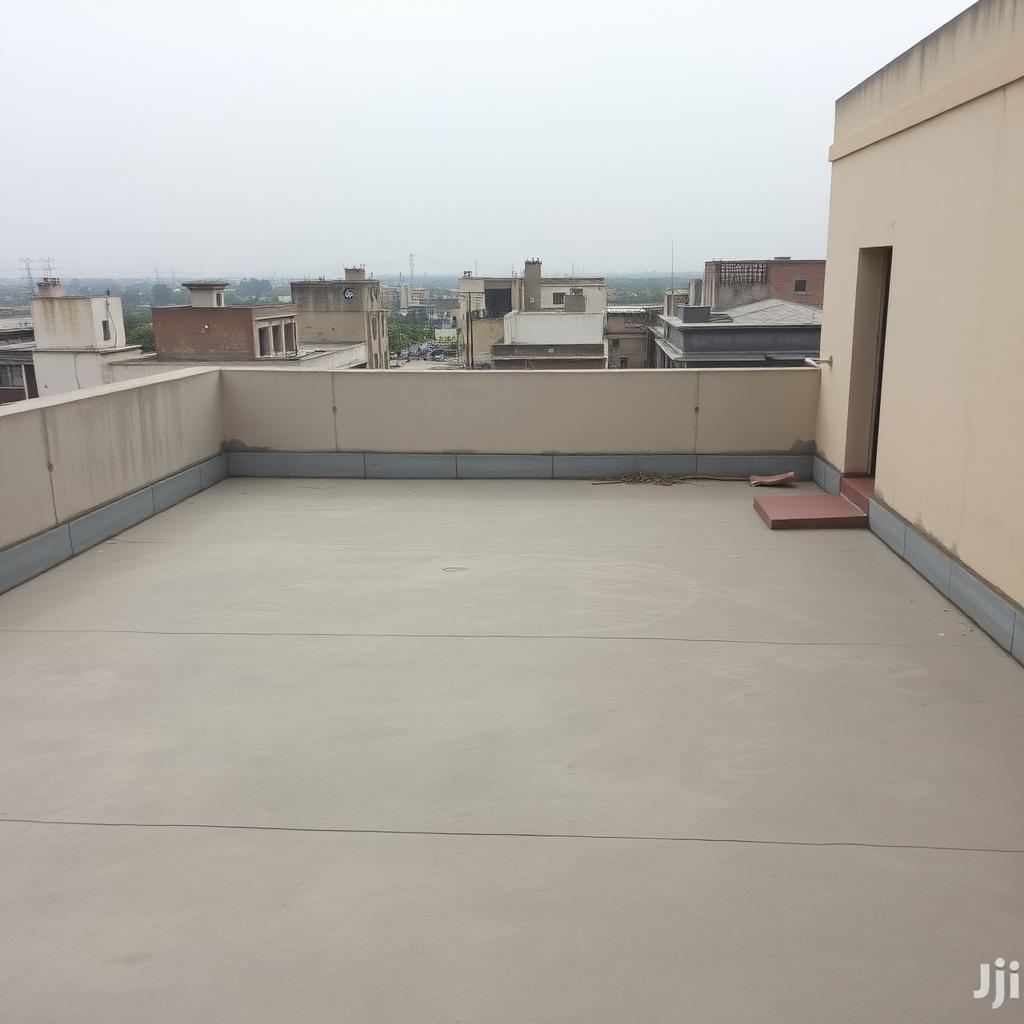 Hotel Courtyard Landscape — before landscaping by Savita Rose Nursery