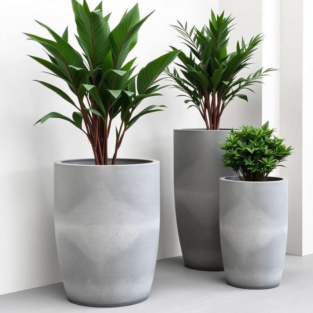 FRP Pots available at Savita Rose Nursery, Mumbai