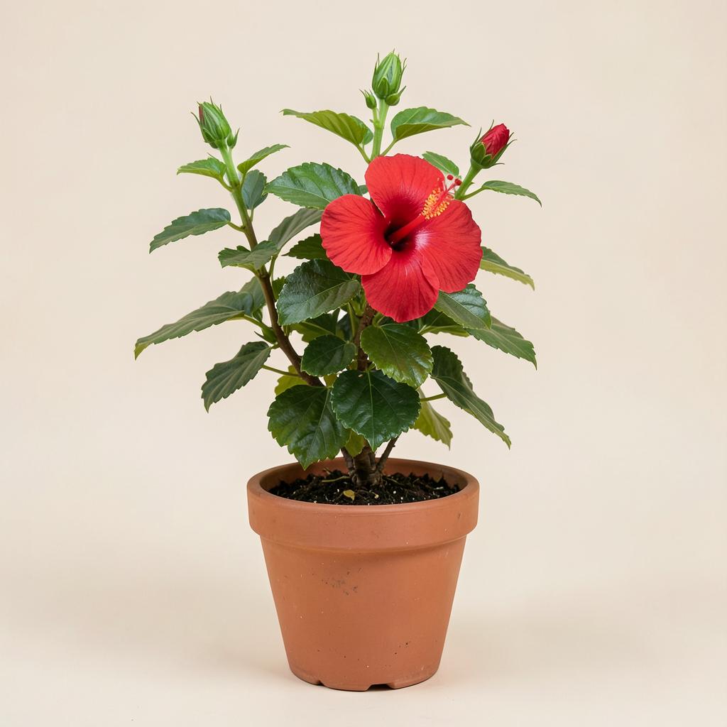 Hibiscus (Gudhal) Red — buy online from Savita Rose Nursery, Mumbai